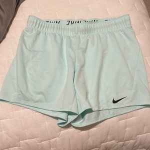 light blue nike shorts